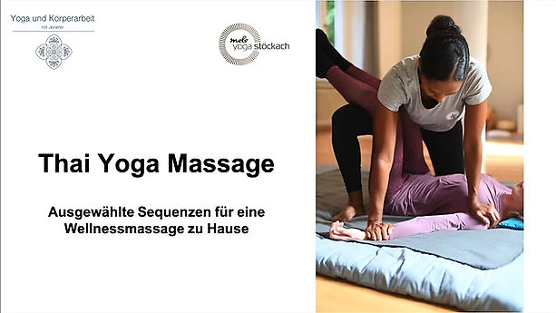 Thai Yoga Massage Workshop - Trailer